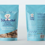 BOWWOW Dog Treats Packaging Mockup
