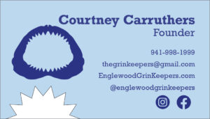 Englewood Grin Keepers Previous Back Business Card